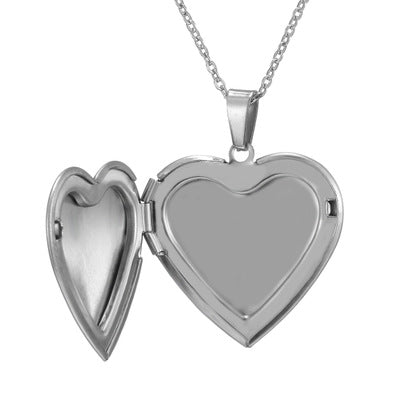 Color: Steel pink - Heart pendant necklace